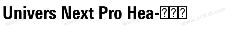 Univers Next Pro Hea字体转换